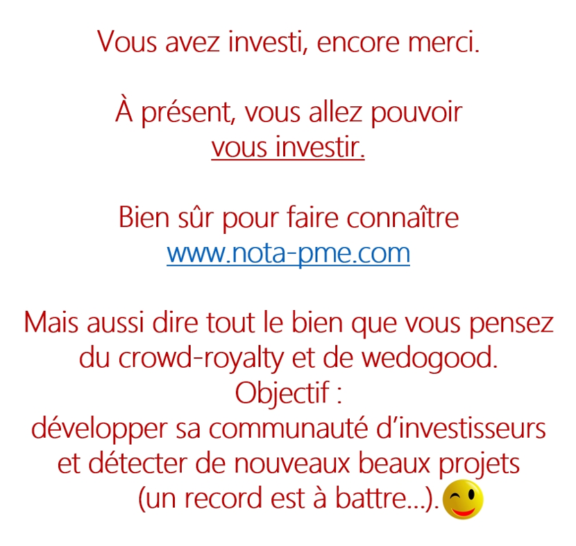 NOTA-PME au sommet... \u2022 WE DO GOOD